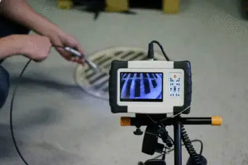 Inspection in Progress with a Modern Camera Head