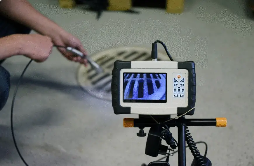 Inspection in Progress with a Modern Camera Head