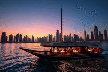 Unforgettable Dhow Cruise Marina Dubai Experience with Dinner and Skyline Views