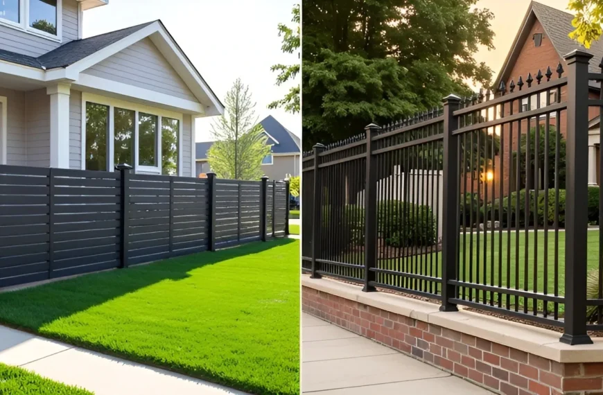 Wrought Iron vs. Aluminum Fence