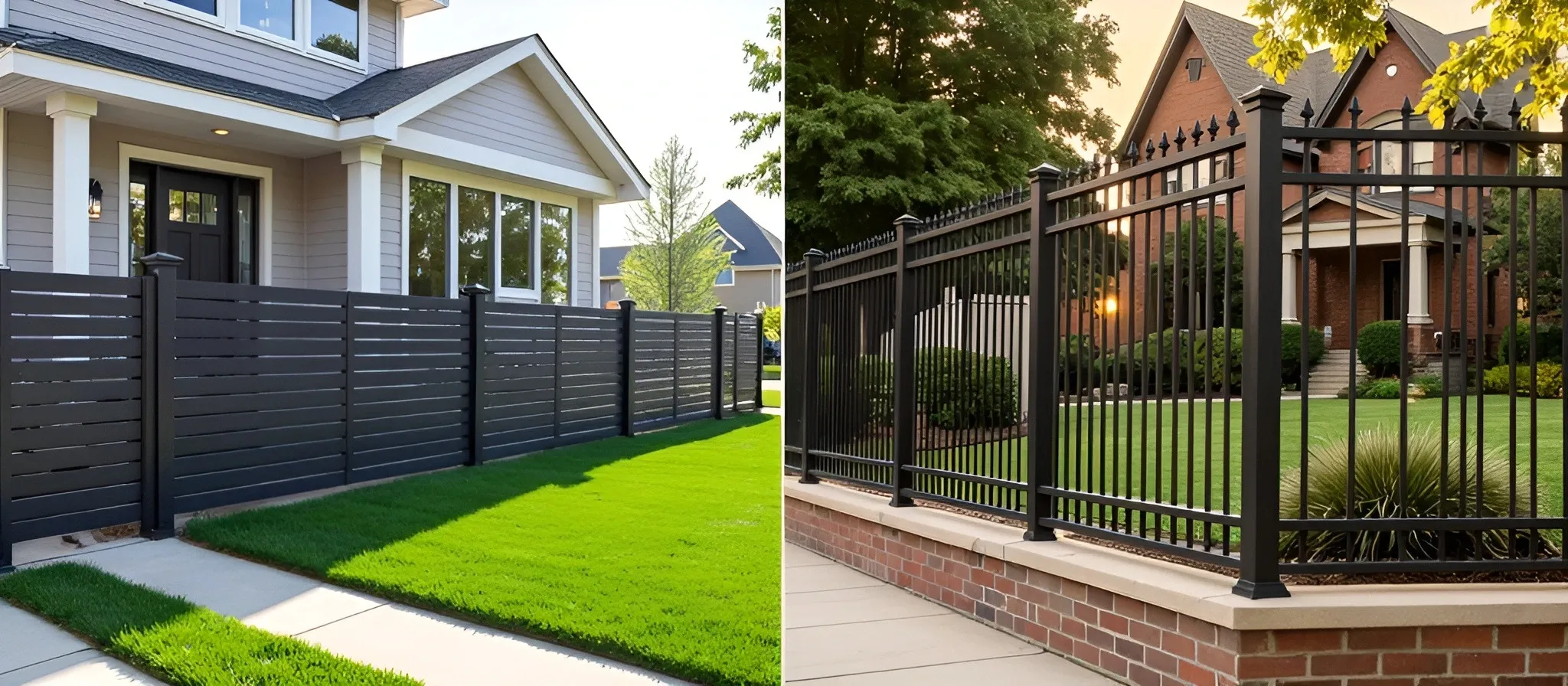 Wrought Iron vs. Aluminum Fence