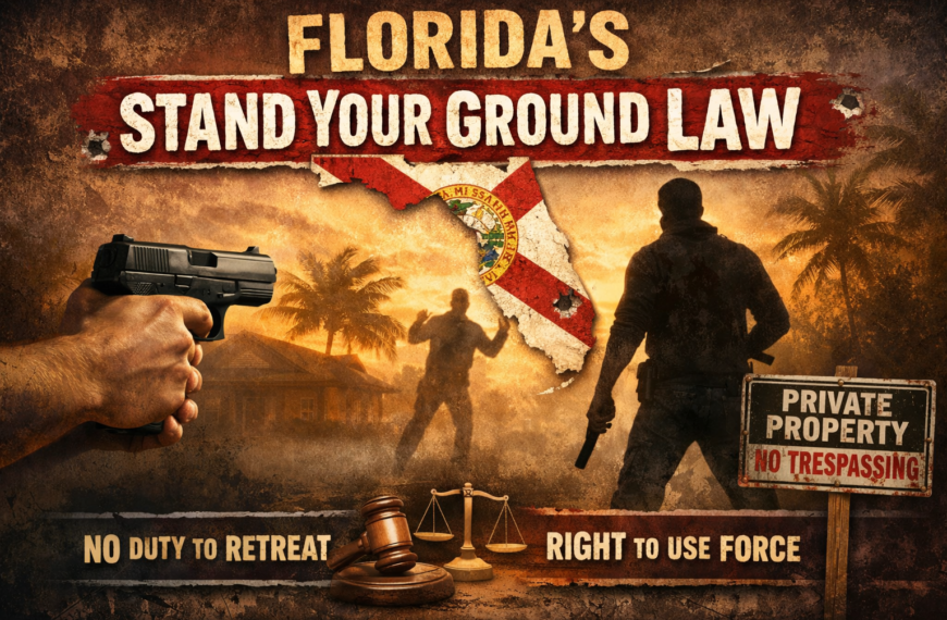 Florida’s Stand Your Ground Law Explained: Self-Defense, Deadly Force, and Your Rights in Florida