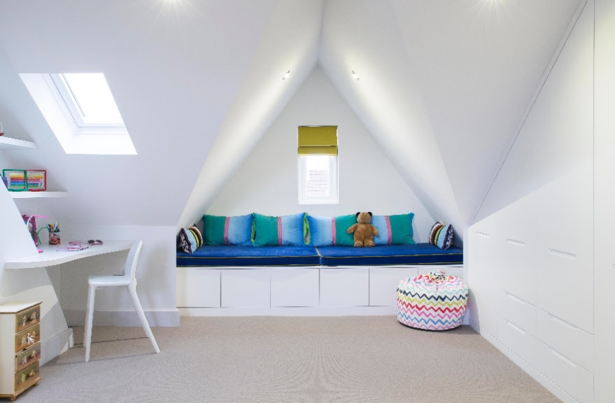 Attic Eaves Storage Solutions
