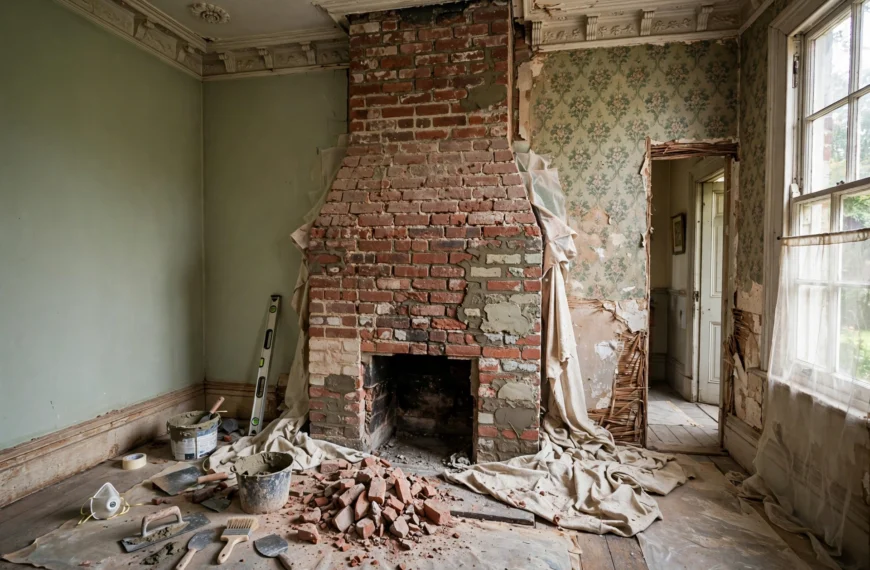 Old House Chimney Breast Restoration Ideas That Preserve Character and Improve Interior Wall Functionality