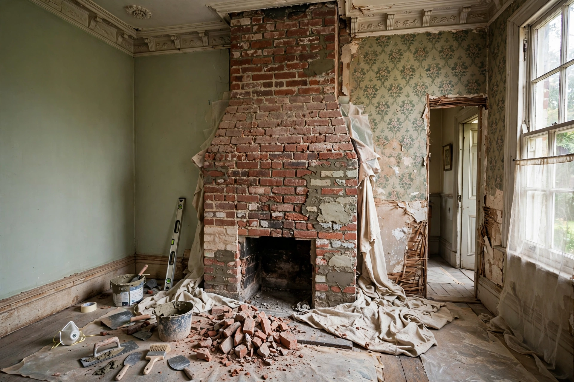 Old House Chimney Breast Restoration Ideas That Preserve Character and Improve Interior Wall Functionality