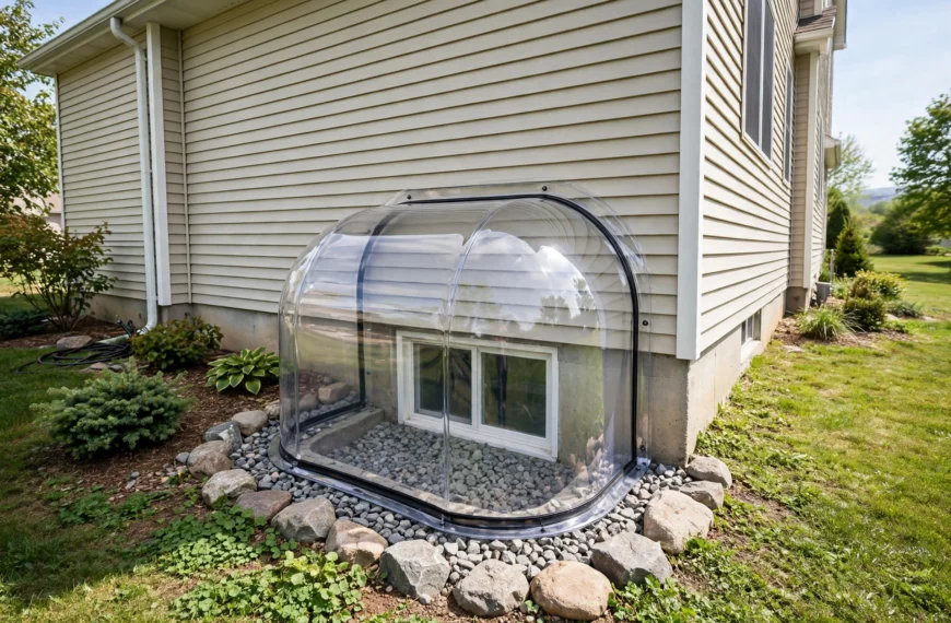 Window Well Covers for Residential Basements Requiring Better Rain Protection and Natural Light